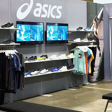 ASICS in-store point of sale installation